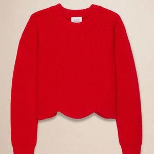 Aritzia Sweaters - Aritzia Wilfred SARDOU scalloped wool sweater Aritzia Sweaters - Aritzia Wilfred SARDOU scalloped wool sweater